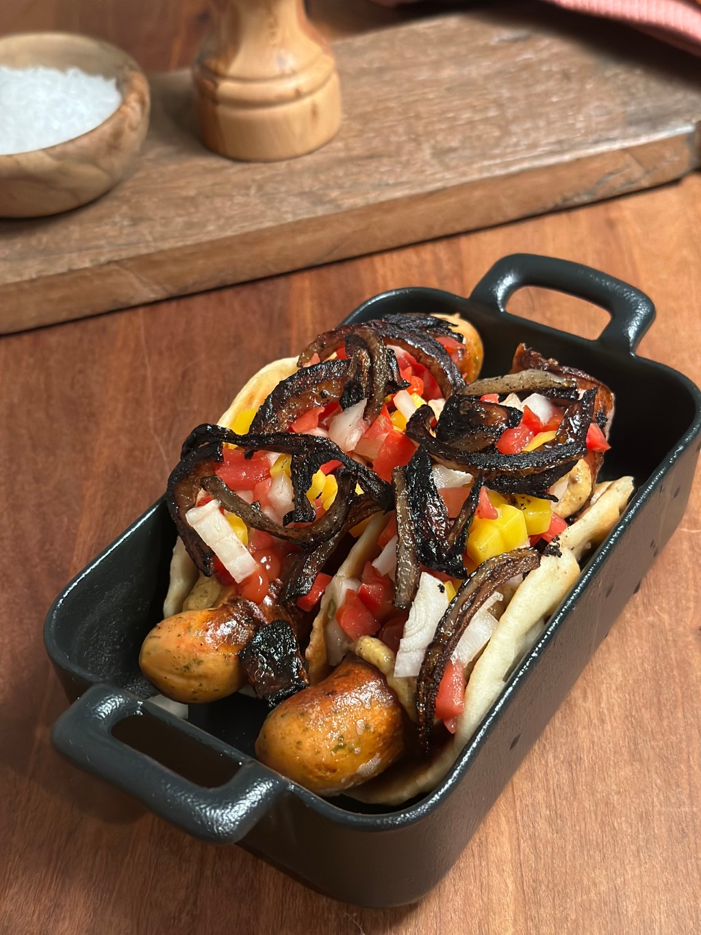 Gourmet Hotdog med&nbsp;Kyllingpølse