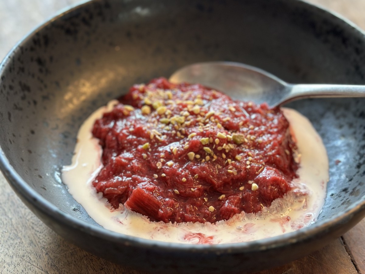 Rødgrød med fløde (og&nbsp;dukkah)