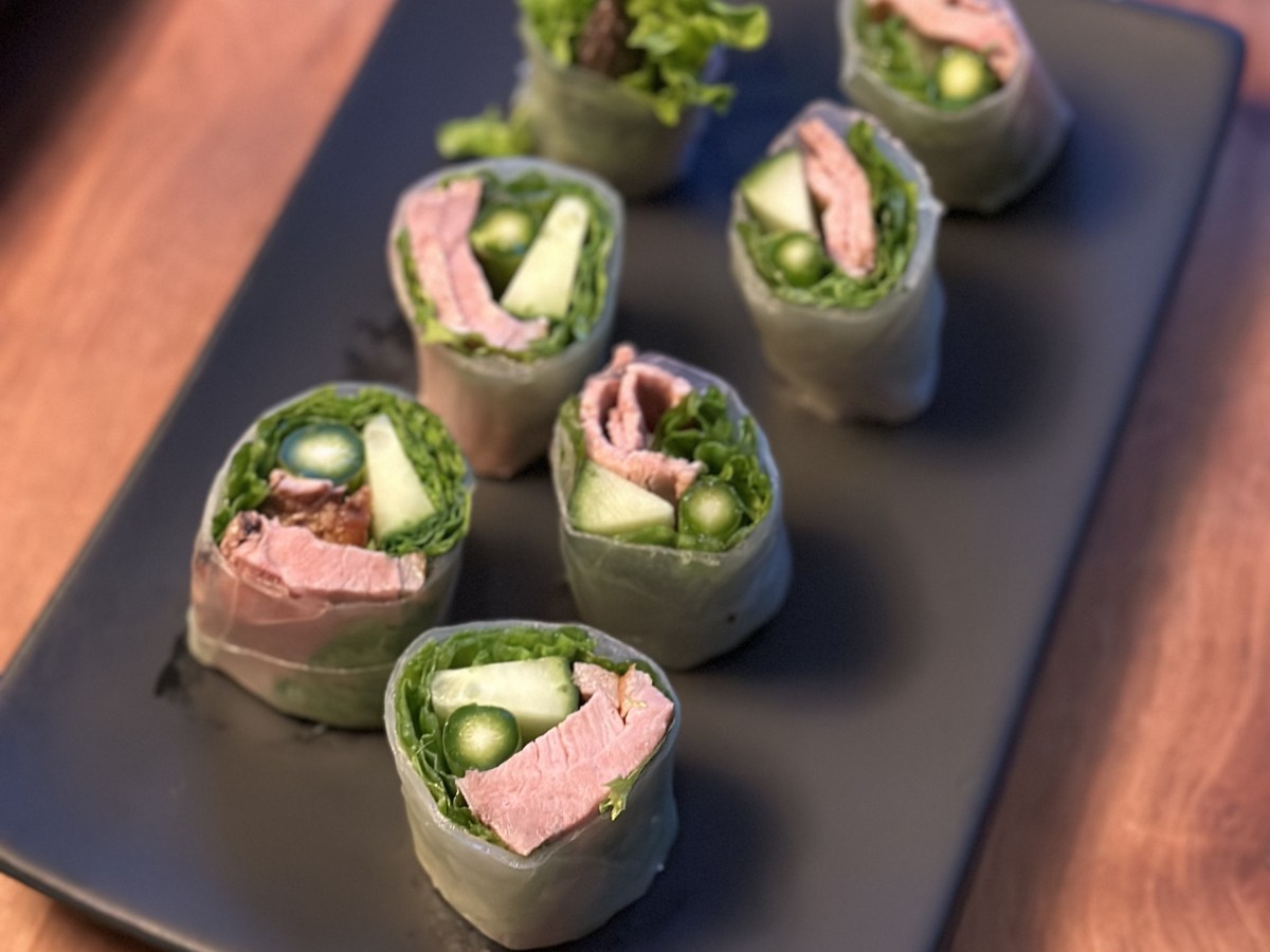 Rispapir rulle med&nbsp;and