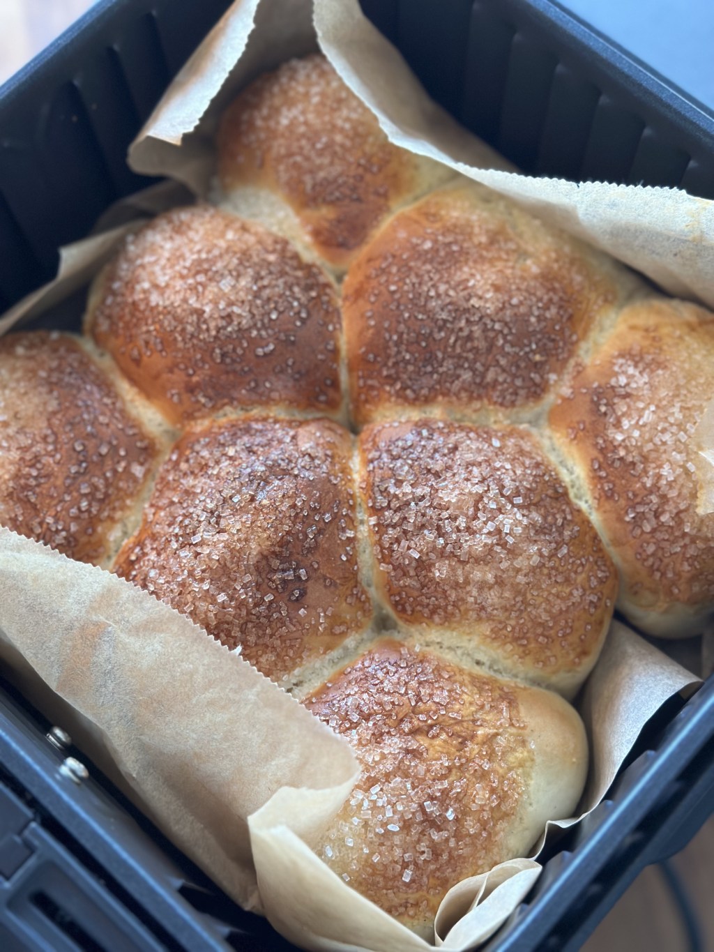 Hvedeboller i airfryer