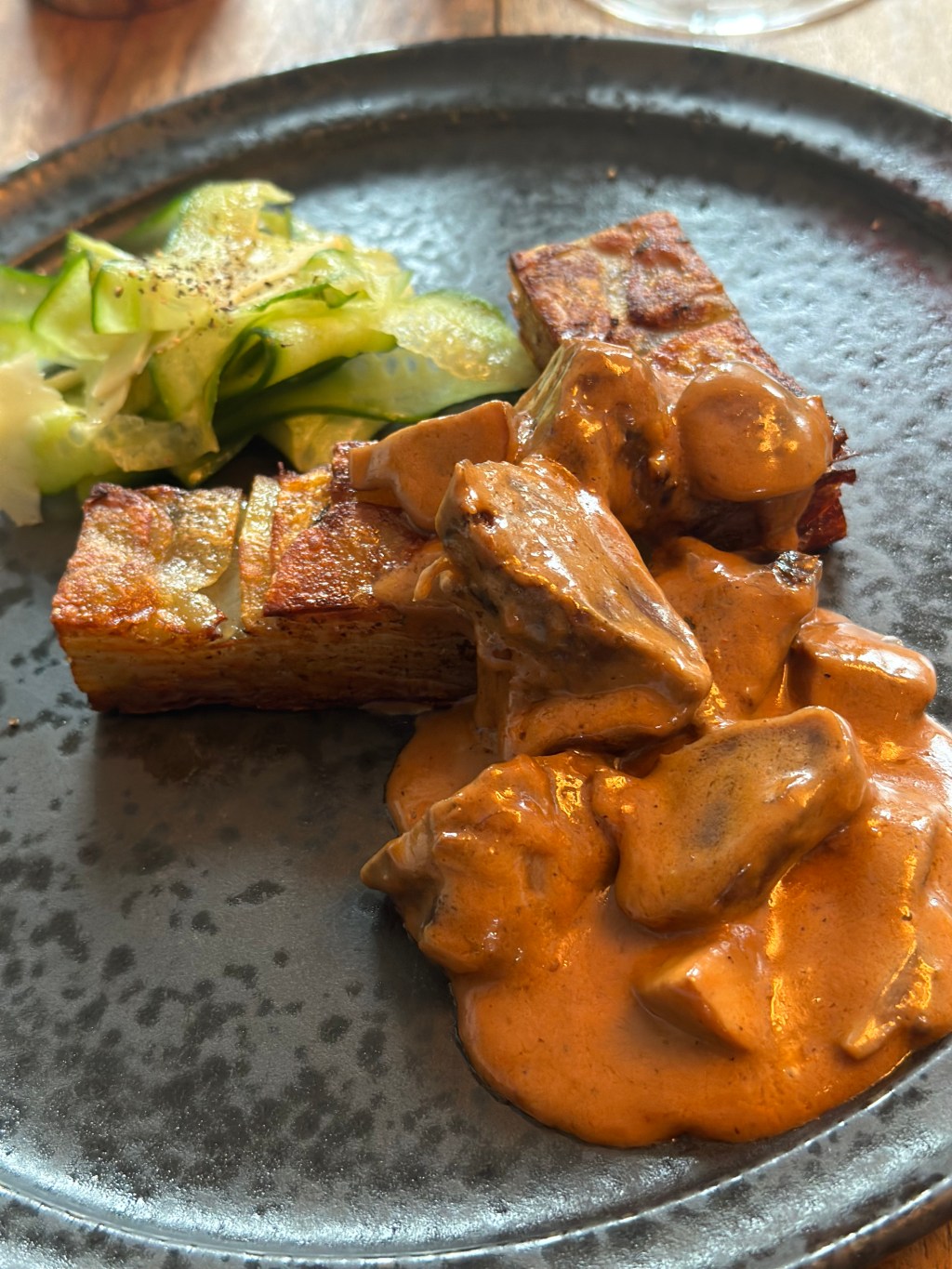 Andekråse i champignon&nbsp;sauce