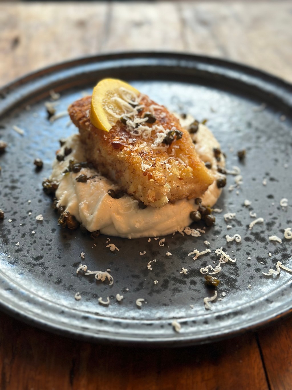 Panko og mandel paneret&nbsp;torskeloin