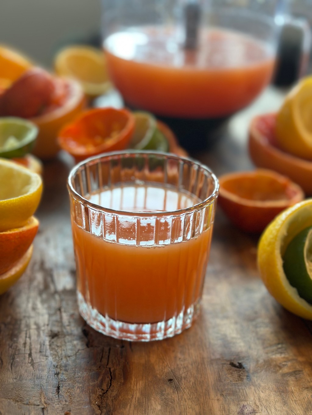 Friskpresset juice af&nbsp;citrusfrugter