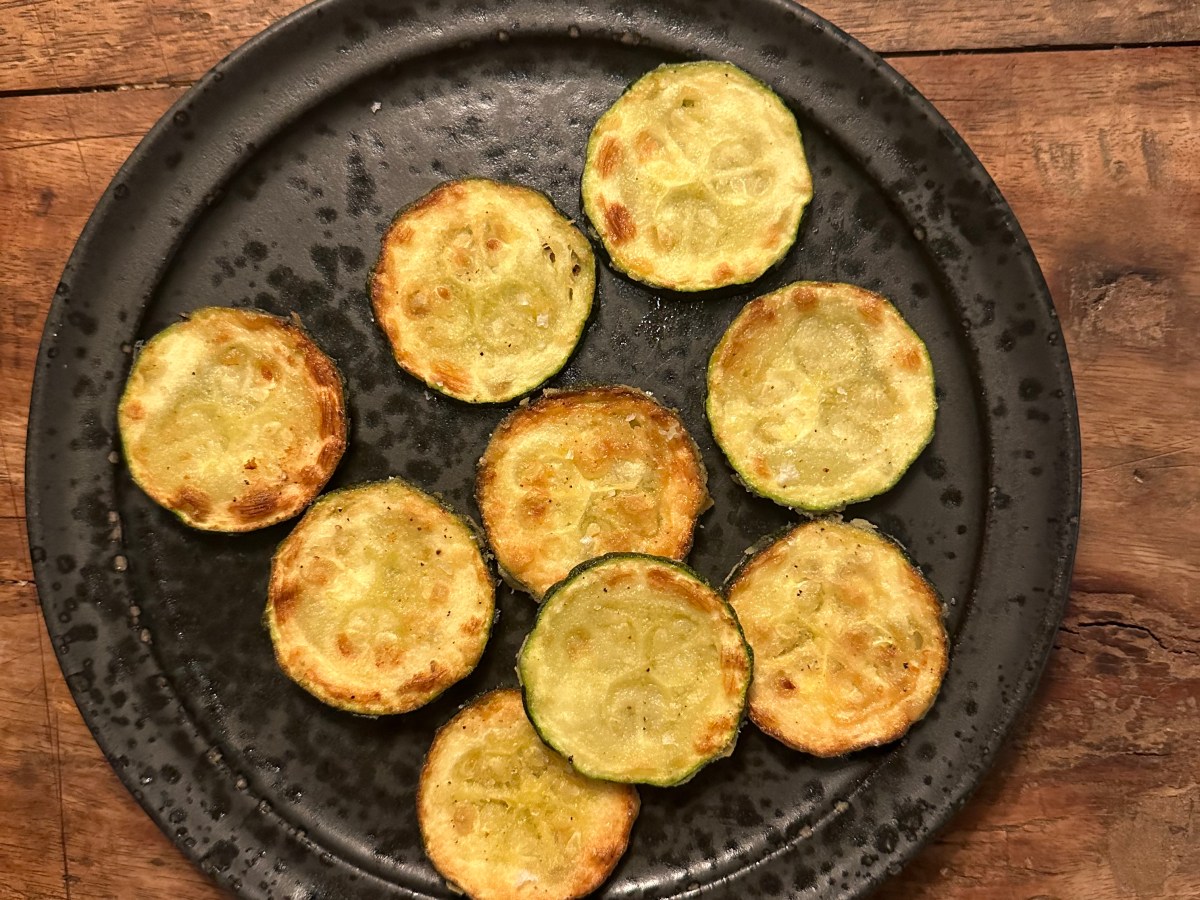 Kolokithákia (stegte courgetter)