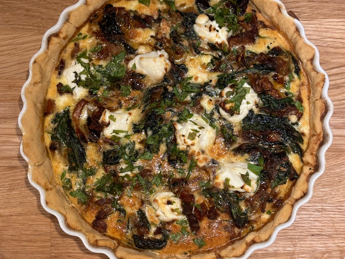 Tærte med kantereller og&nbsp;pancetta