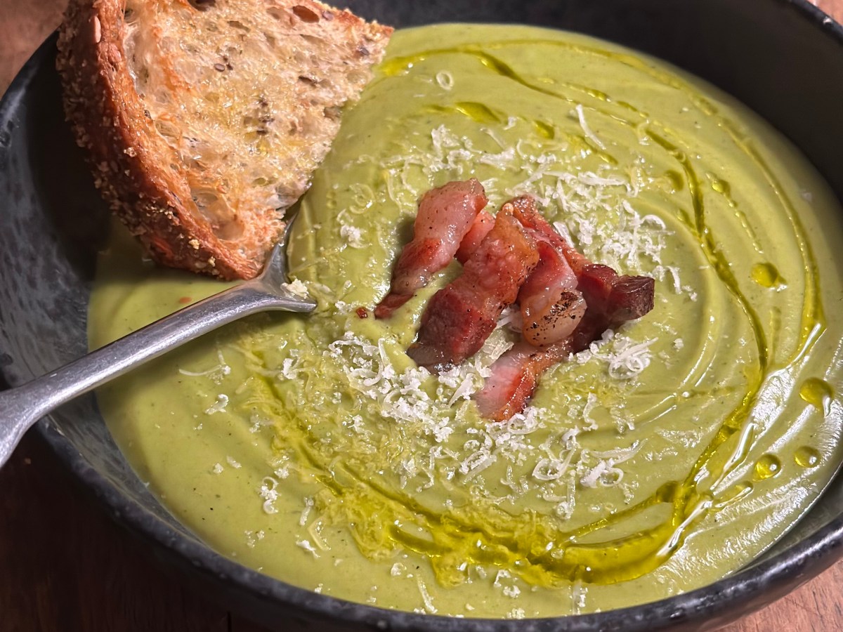 Grøntsagssuppe med pancetta