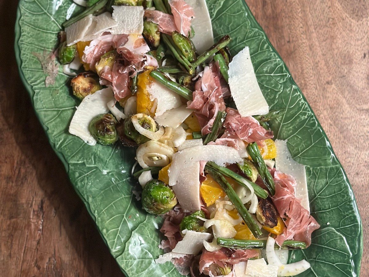 Frokostsalat med Appelsin og&nbsp;Parmaskinke