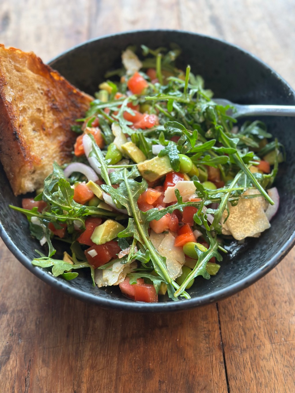 Frokostsalat med Rucola og avocado