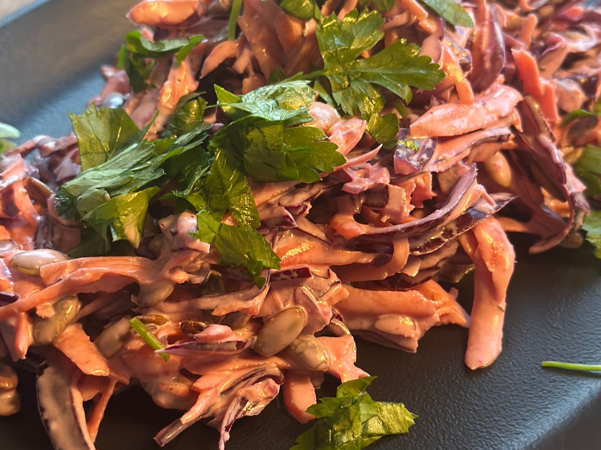 Coleslaw med rødkål