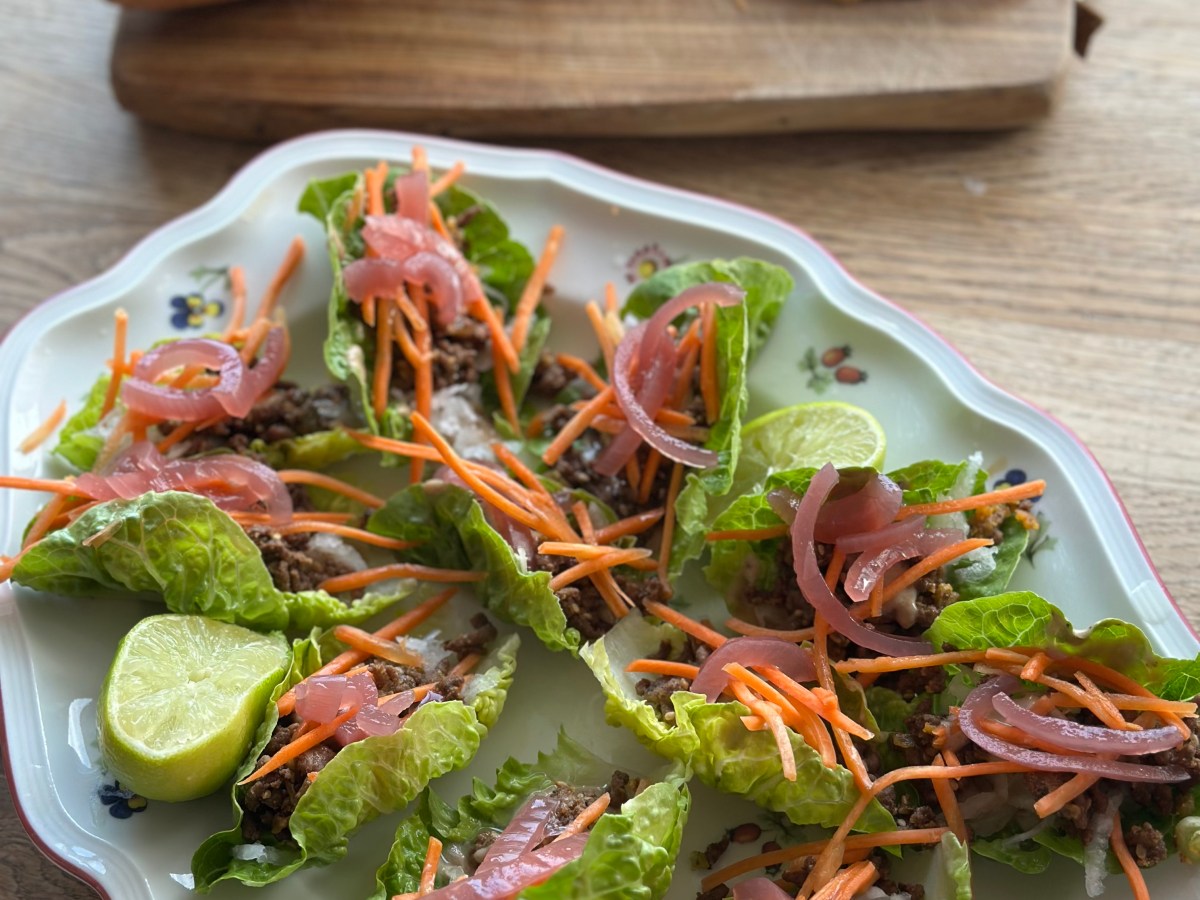 Asian Style Beef Lettuce&nbsp;Cups