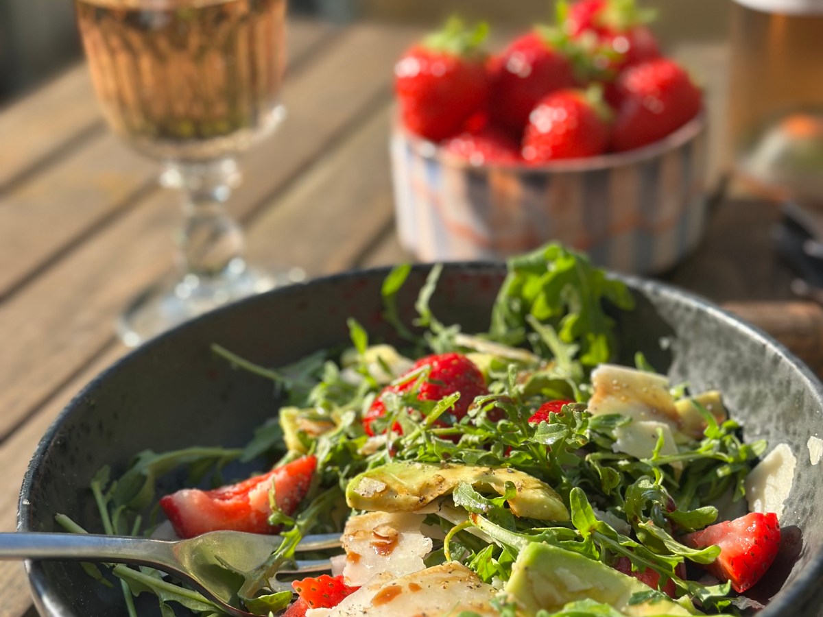 Rucola Salat med&nbsp;Jordbær