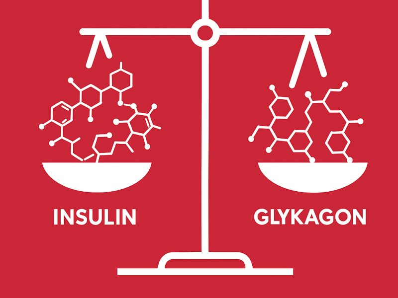 Balance i Glukagon vs.&nbsp;Insulin