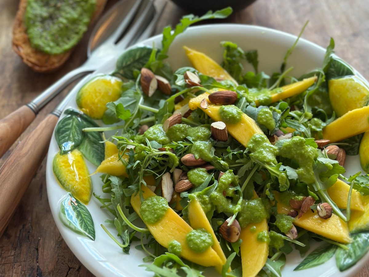 Rucola salat med&nbsp;mango