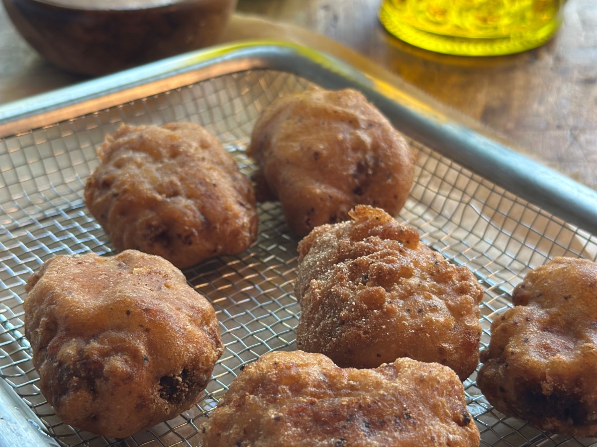 Hjemmelavede nuggets med ovnbagte søde&nbsp;kartofler