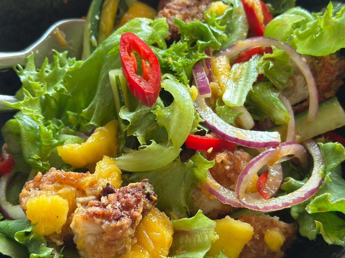 Frokostsalat med Karaage
